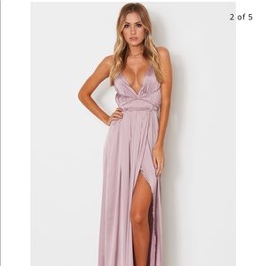 White Fox Boutique Akela Maxi Dress Mauve